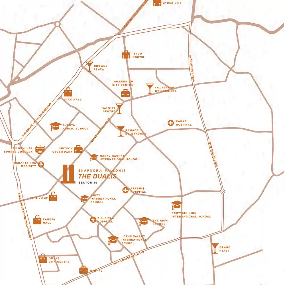 3 bhk flats shapoorji dualis